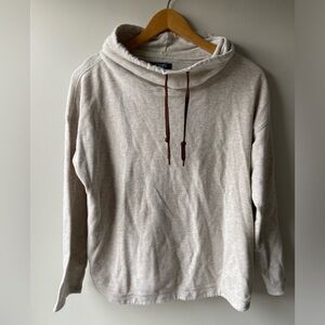 Chaps oatmeal colour funnel neck sweater